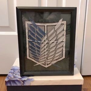 AOT SNK Survey Corp Cloak in Glass Display Case